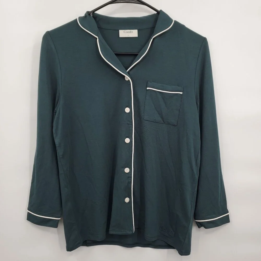 Women's Green Pajama Set Fits like a S! - Picture 3 of 15